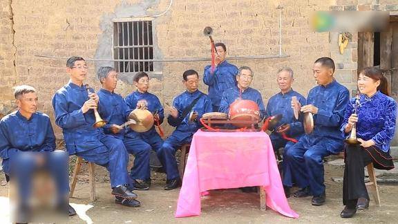 湖北武穴梅川镇丝弦锣鼓很少见