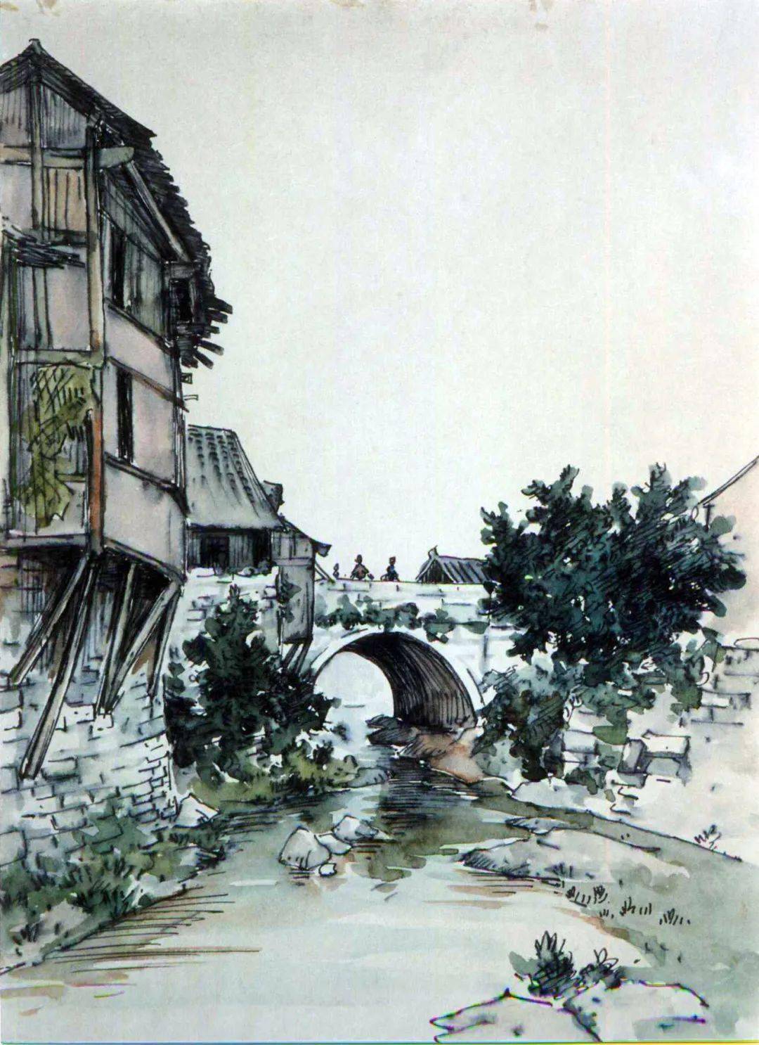 安顺有位老先生用手中画笔记录安顺老城的故事快来找找你记忆中的场景