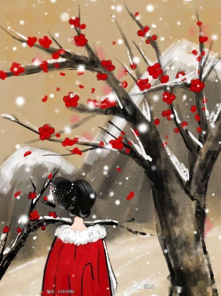 下雪天,在雪地里邂逅李清照(三)_梅花