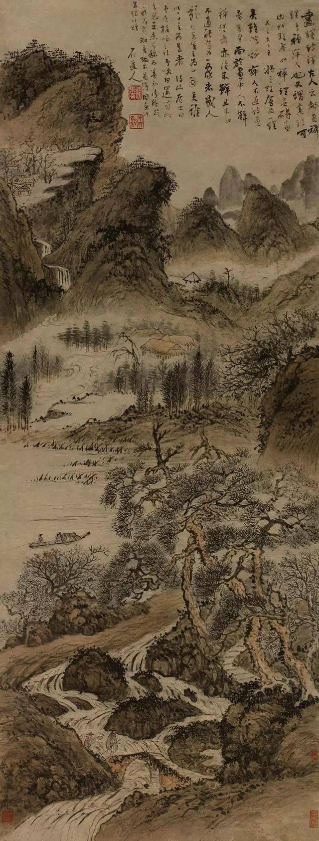 清初四僧 | 石溪作品欣赏