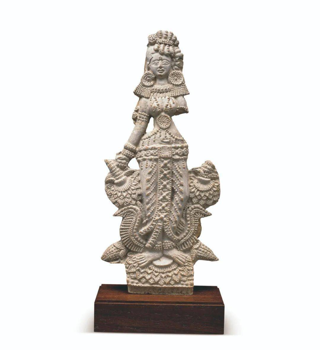 女神像供奉石碑约公元前2世纪～公元1世纪日本平山郁夫丝绸之路美术馆