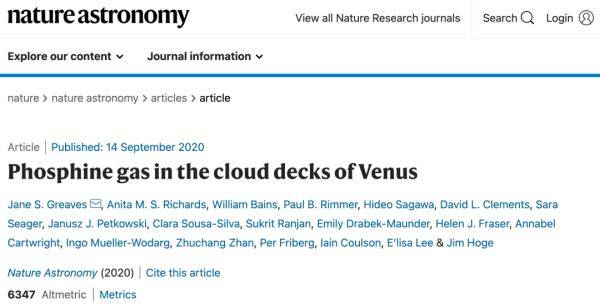 数据|金星“生命记号”或是一场乌龙？一场科学家之战正愈演愈烈
