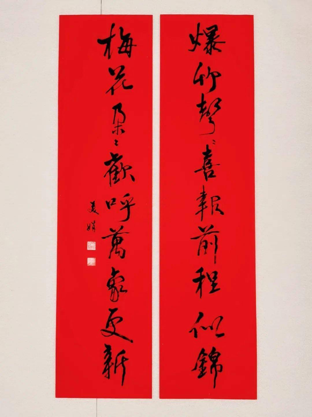 「牛联迎新春」海安文峰大世界第一届春联书法大赛获奖作品欣赏