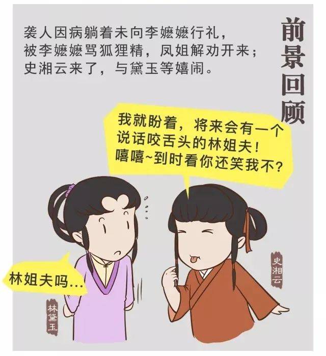 前情提要:襲人因病躺著未向李嬤嬤行禮,被李嬤嬤罵狐狸精,鳳姐解勸