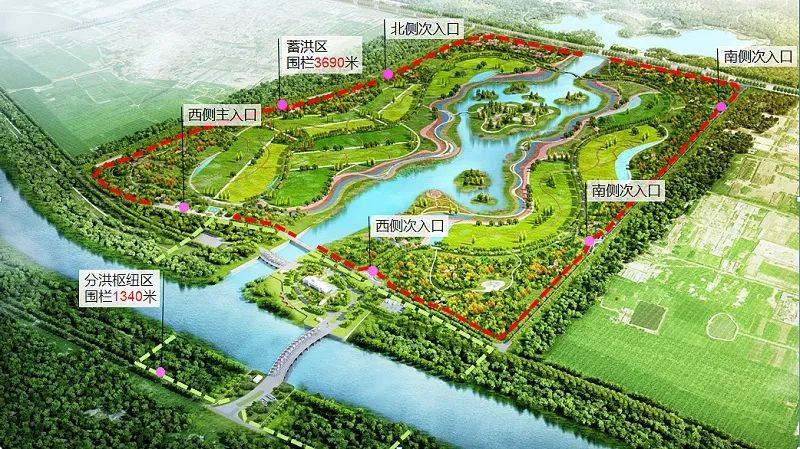 宋庄蓄滞洪区二期主体完工通州这里将新增一漕运文化主题水景公园