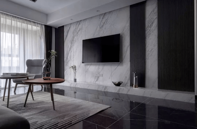 2021年大理石电视背景墙这样设计分分钟抓住客户的心