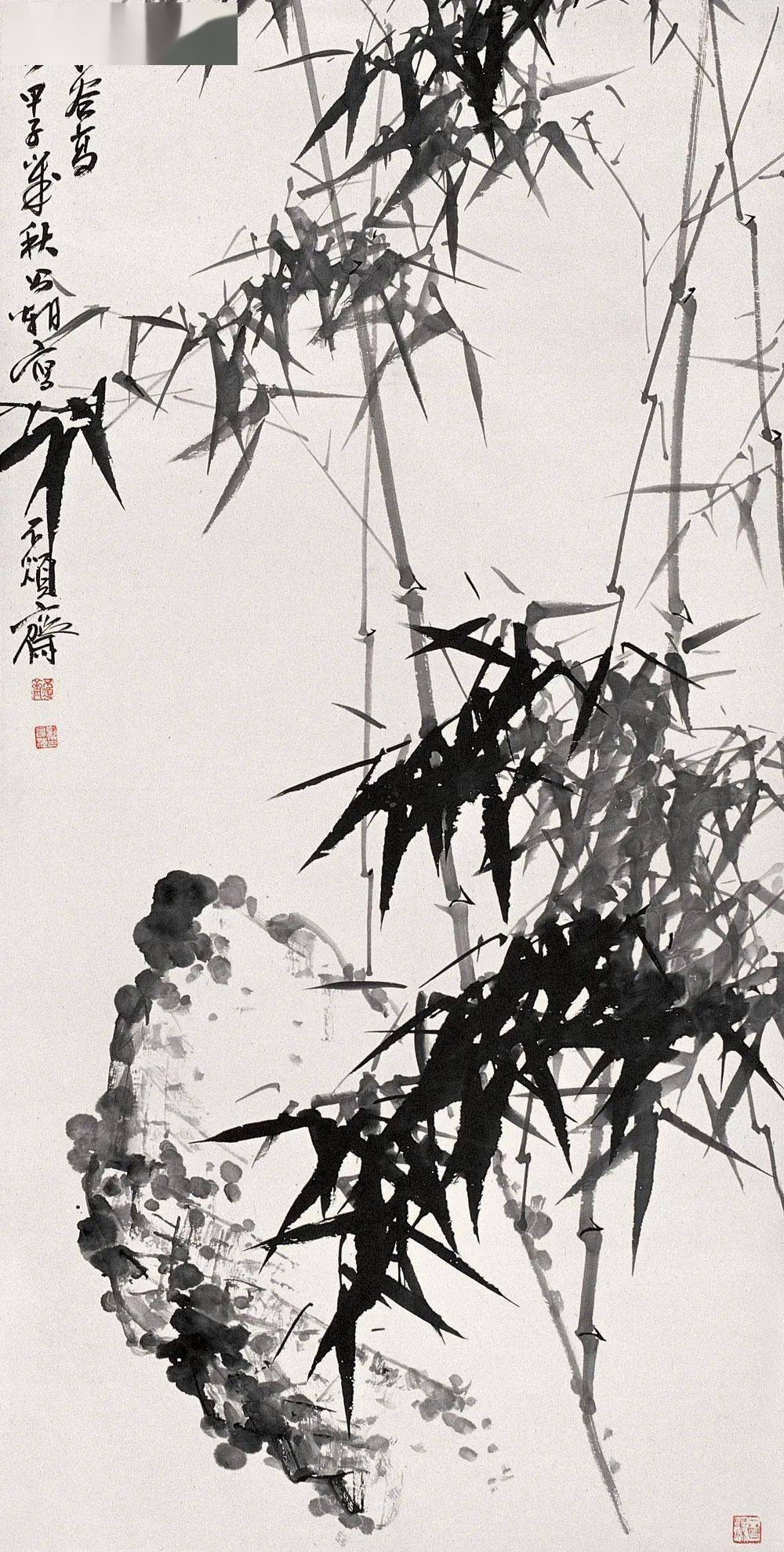 这位画竹,老辣苍茫,被誉为当代郑板桥_昌潮竹