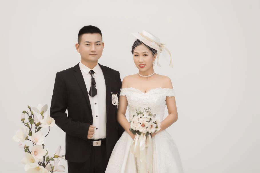 黄会赢结婚现场图片