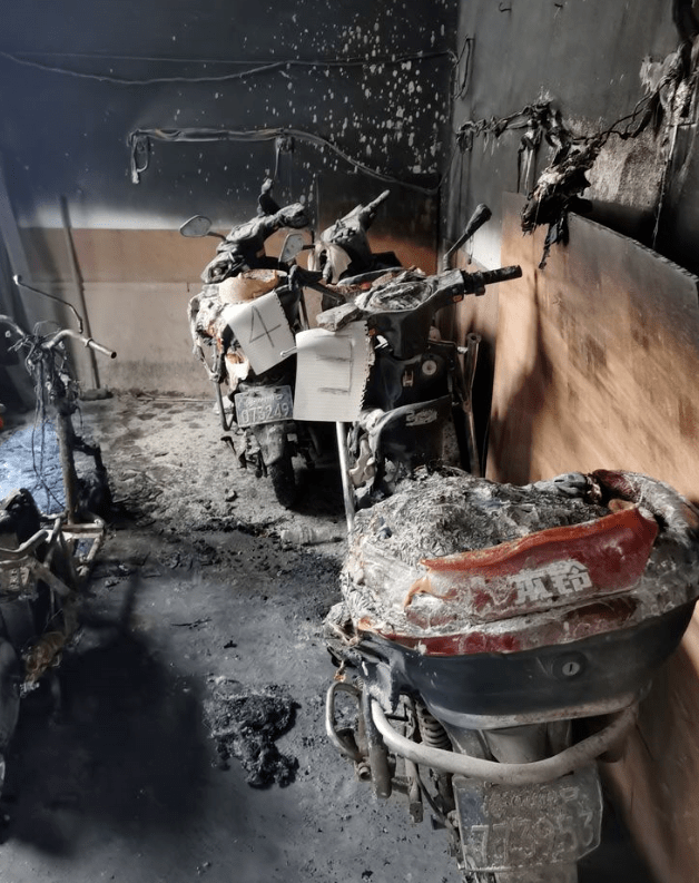 群租楼发生电动车火灾,房东被拘留10日_自行车