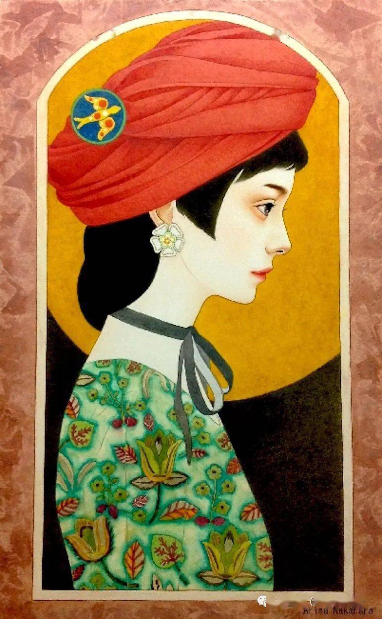 东京艺术大学美术研究科日本画硕士毕业生 —— 日本工笔重彩女画家