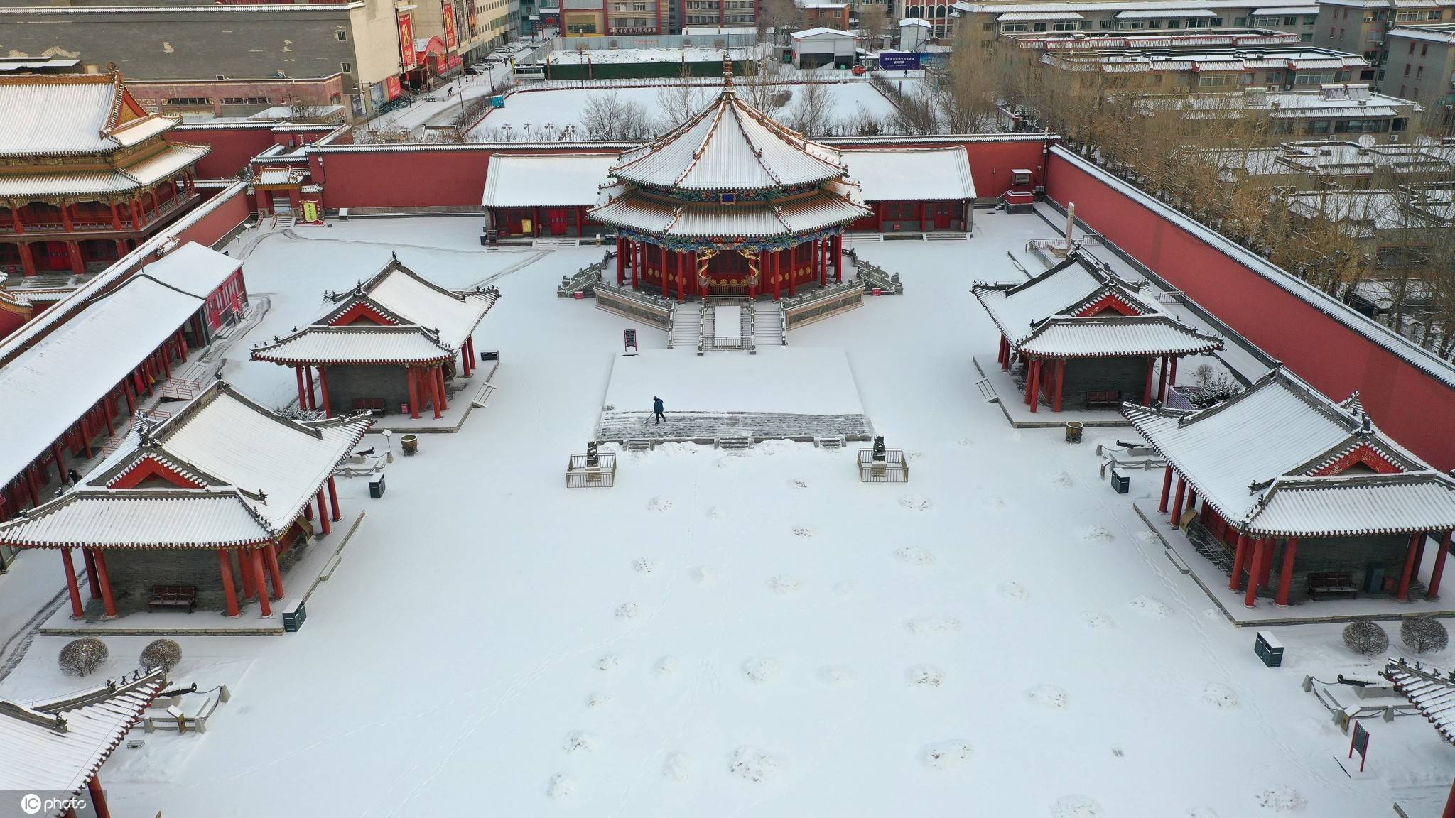 瀋陽故宮迎大雪400年皇城銀裝素美如畫