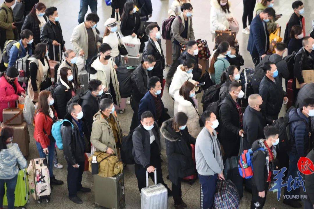 關注直擊廣州春運首日陸空客流平穩防疫細節智能又暖心