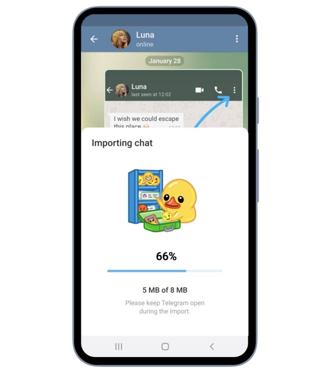 Telegram 推出一键导入功能来转移WhatsApp 等应用聊天记录_搜狐网