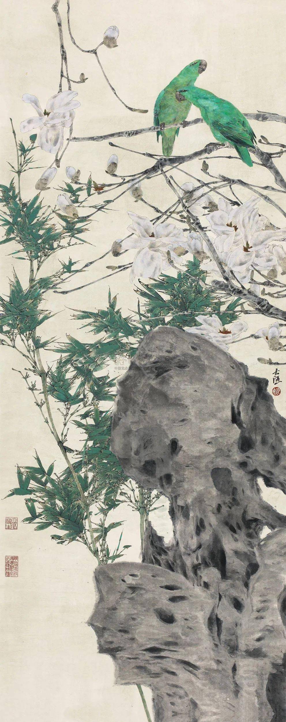 姚大伍的花鸟画富贵之气与野逸之格