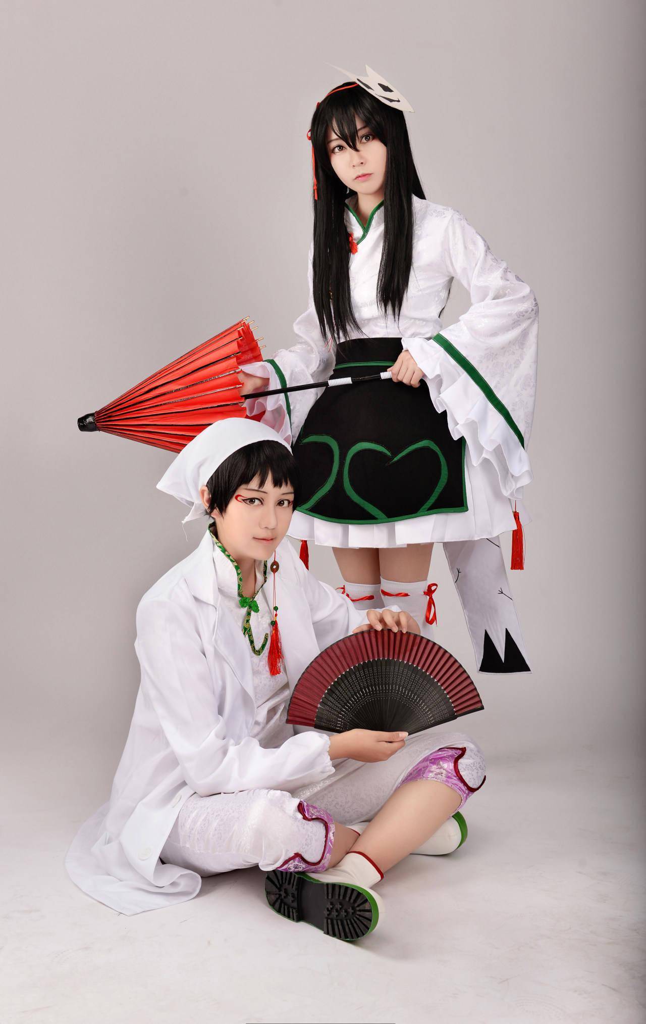 鬼灯的冷彻白泽cosplay_nine