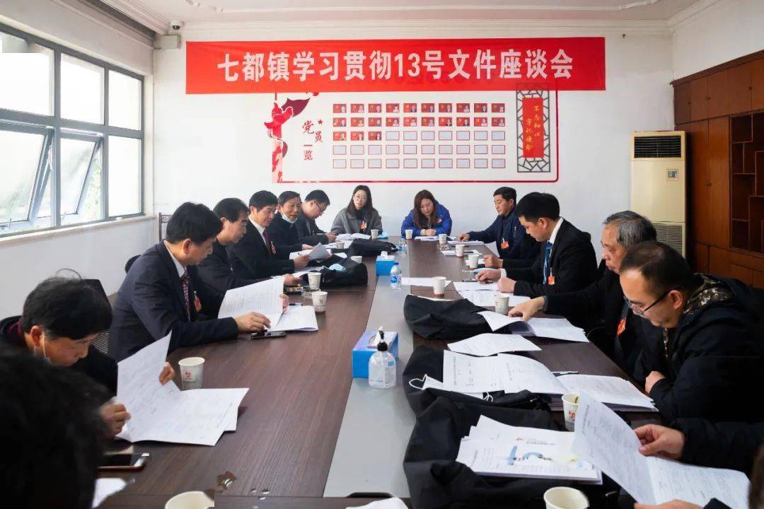 讨论七都镇三年行动计划(2021年-2023年,2021年镇政府民生实事候选