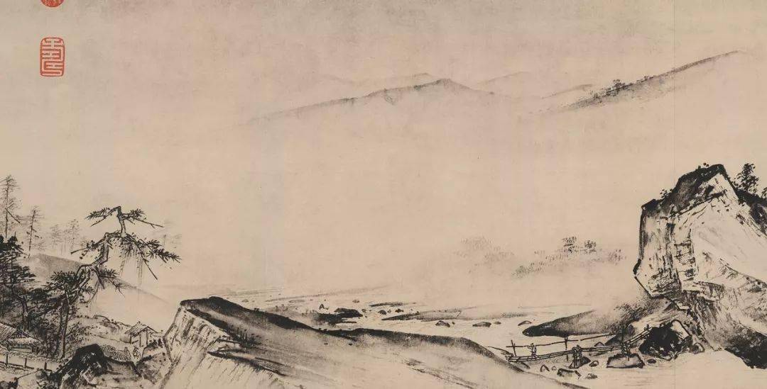 艺术一刻|3d动画版《溪山清远图》_夏圭