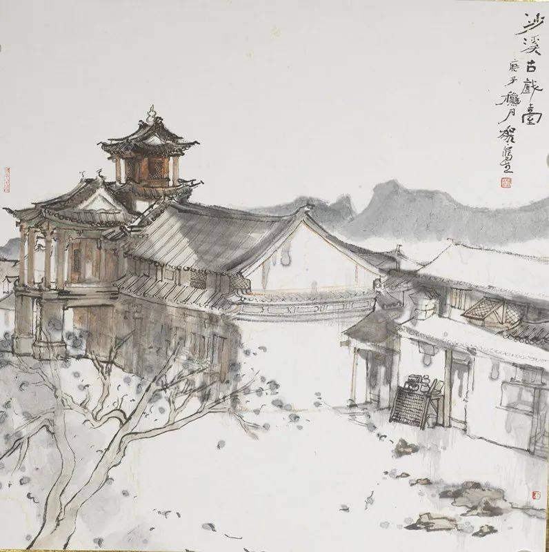 春节期间"风花雪月 乡愁大理"中国当代美术名家作品展继续展出,具体