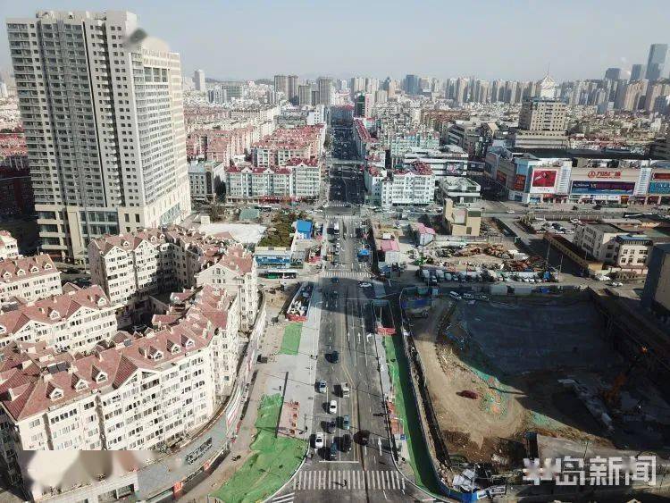 俯瞰 全线通车 威海路第二阶段施工结束 高清多图 地下