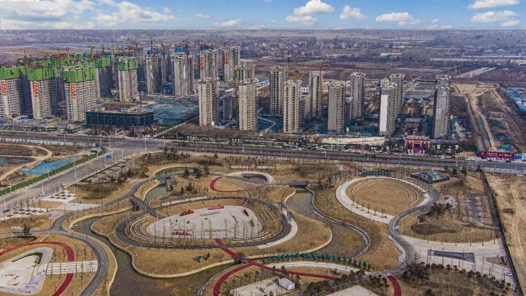 俯瞰,内黄新区公园