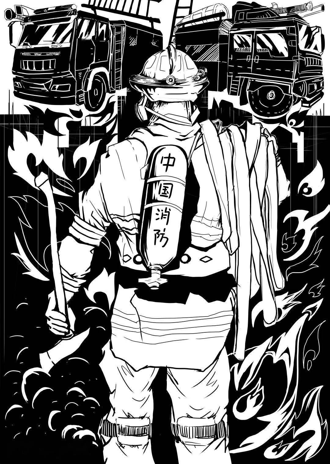 消防员竟然这样追剧(实习生)