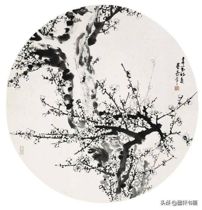 董寿平雪梅，丽而不娇，暗香浮动_搜狐网