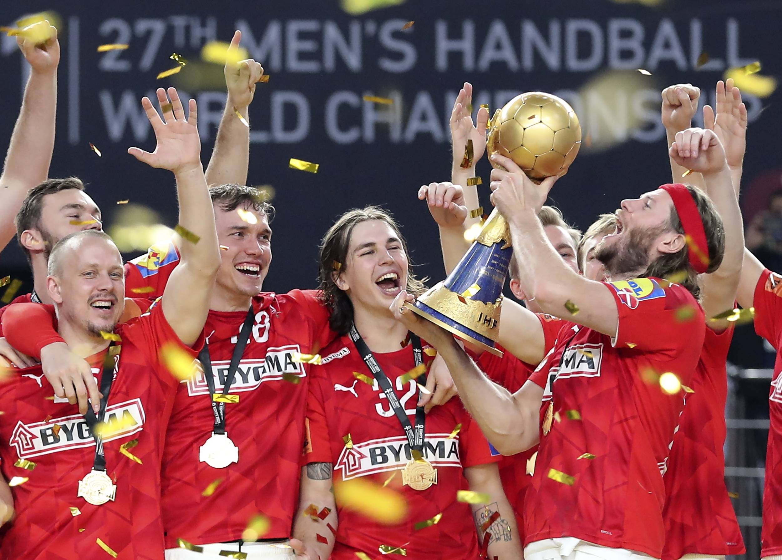 手球男子世锦赛丹麦队夺冠