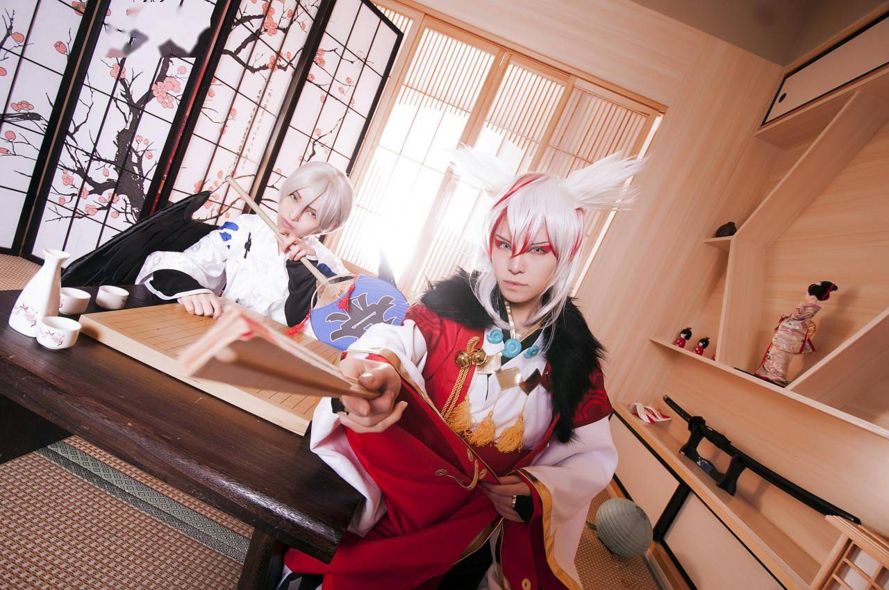 阴阳师手游妖狐x大天狗cosplay_佐伊