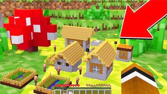 我的世界教你居住进史上最小的迷你村庄