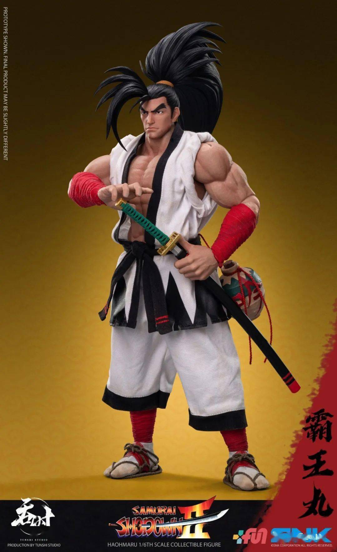 兵人吞时工作室16系列游戏真侍魂霸王丸地狱变霸王丸可动人偶