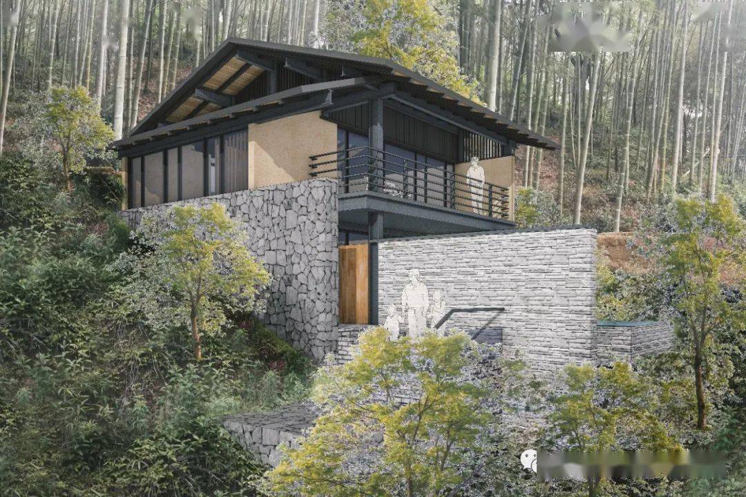 傍山而居依水而眠青联61潜阳谷乡村休闲民宿建筑设计