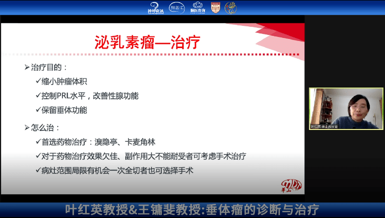 【脑医咨询-名家科普】叶红英,王镛斐教授:垂体瘤的诊断与治疗