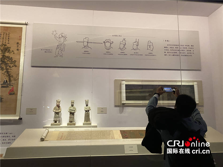 宋代幞头样式(陈毓娟摄影)