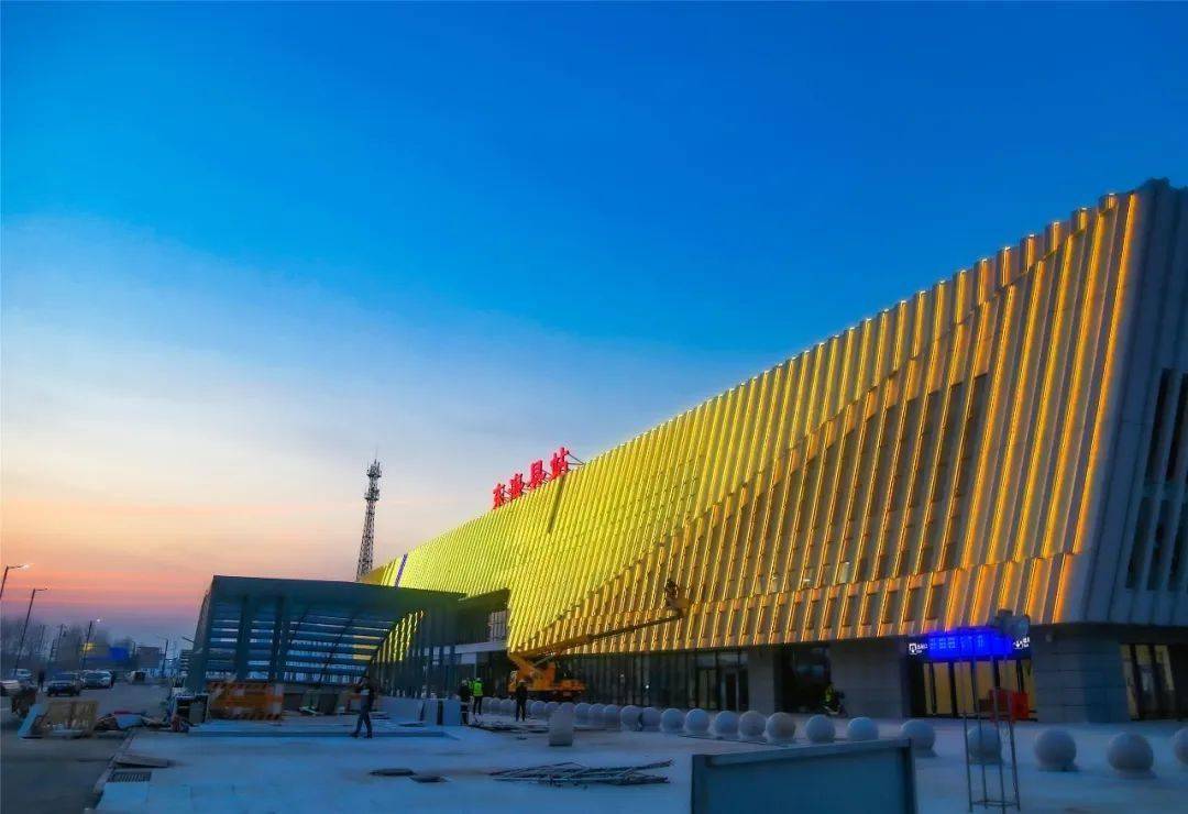 首次进行"亮灯"调试连徐高铁东海县站