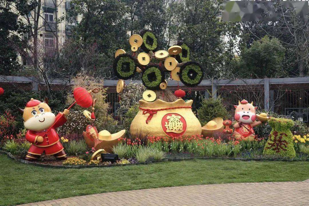 喜迎牛年这些春节环境小品真应景