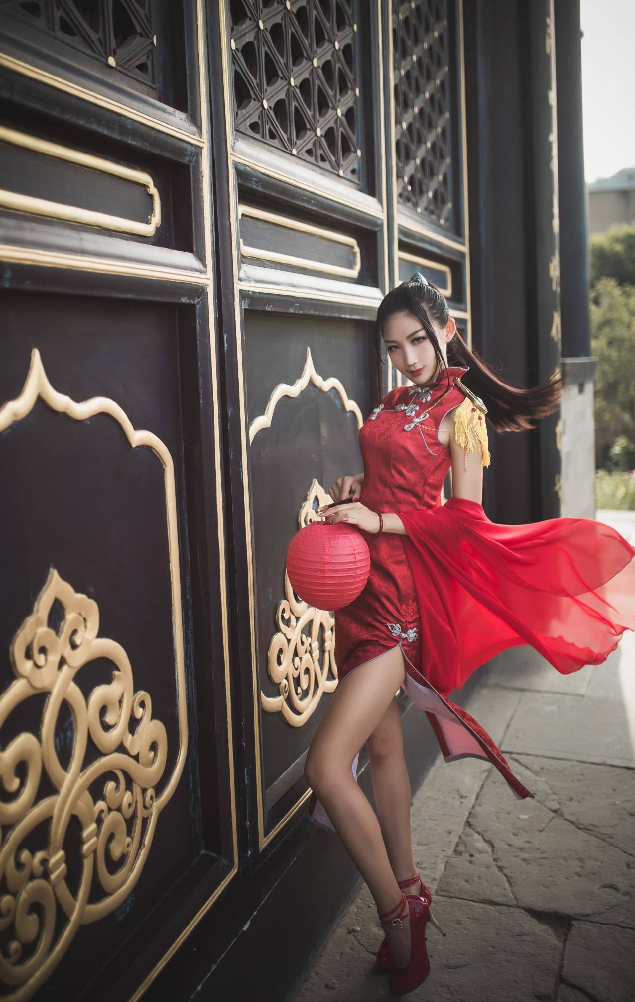 剑网三同人 天策旗袍cosplay_phx