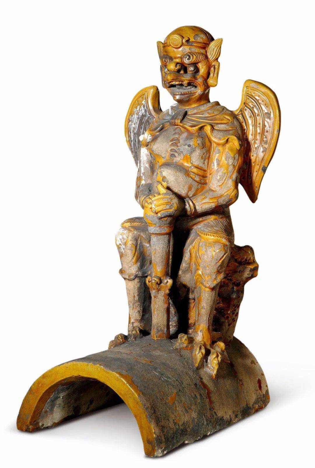 琉璃走兽-行什 清康熙(1662-1722)灭火铜枪筒 清此灭火铜枪筒身由四节