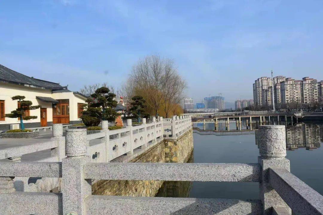 萧县龙河景观带一颗璀璨的明珠老城区地标春节欢迎你