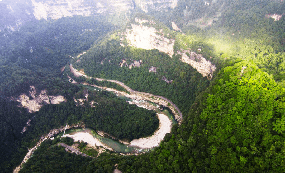 光雾山米仓古道图片