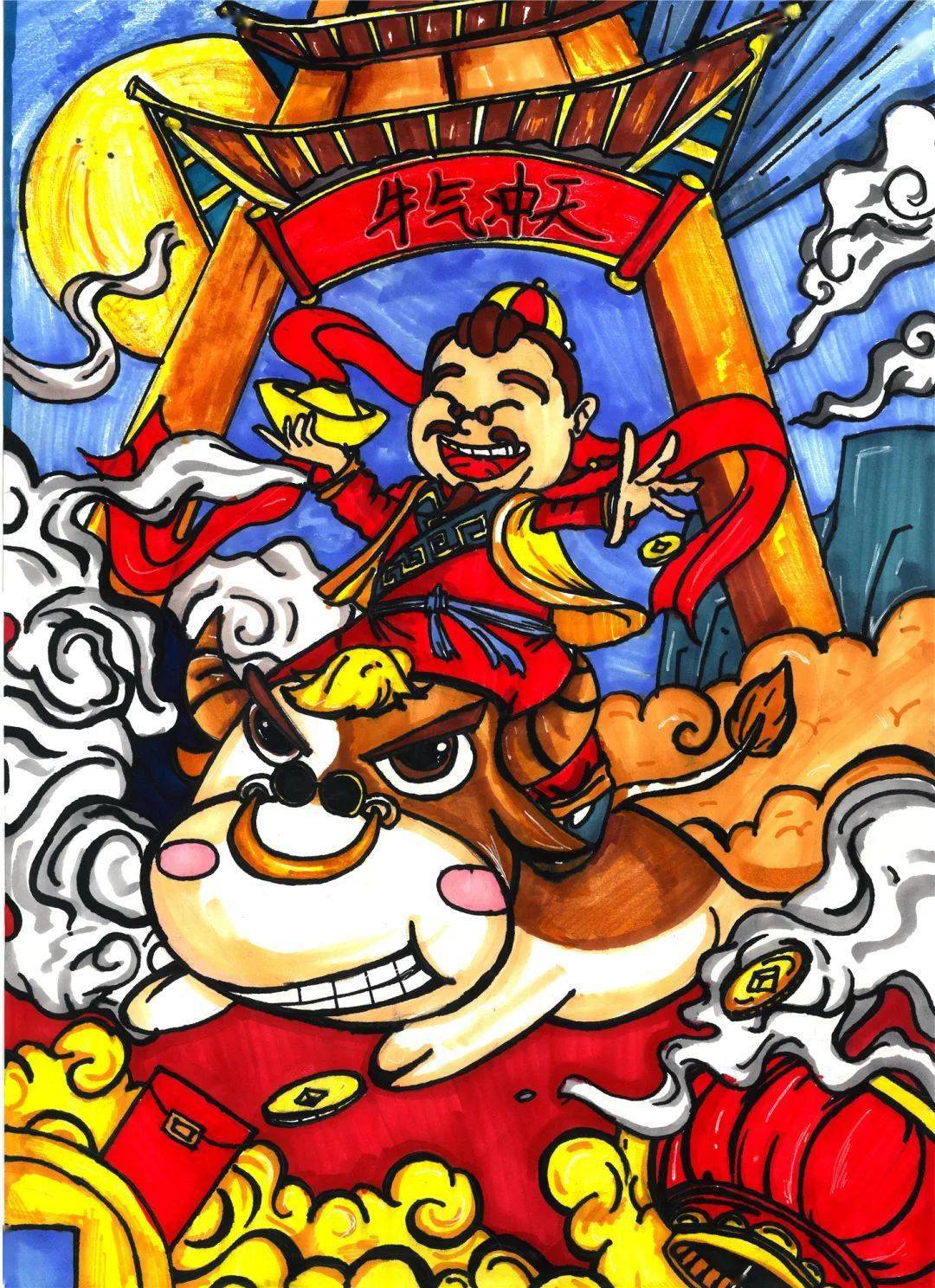 共绘"最美·金牛年"!年画评选火热进行中