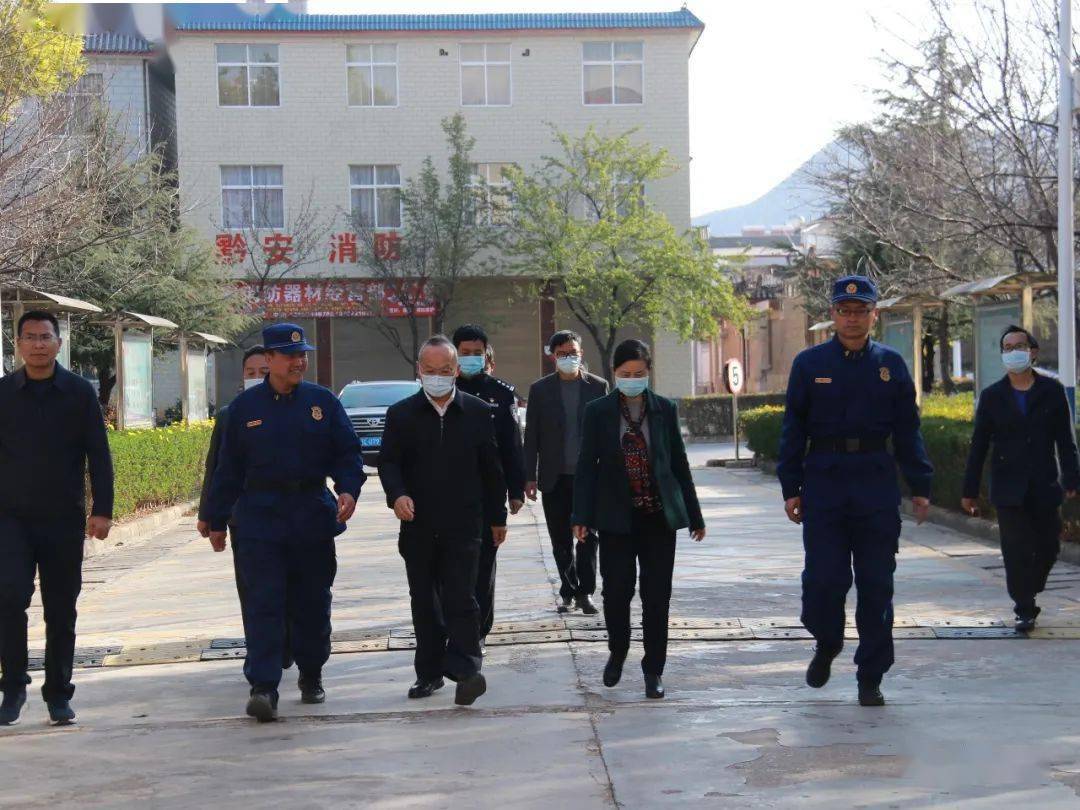 消防动态74大理州委常委州委秘书长靳汝柏带队深入鹤庆县消防救援