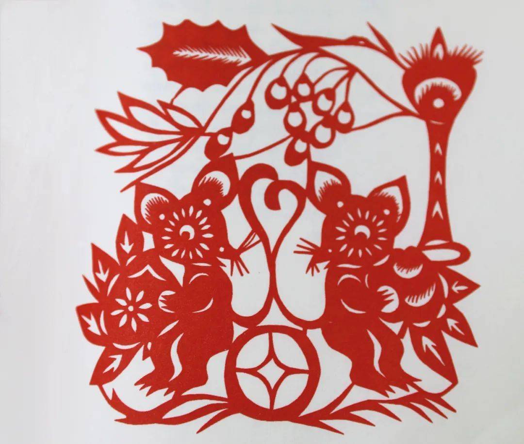 云展览郝氏水纹雨点剪纸第五代传人郝兰英作品线上展示