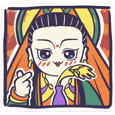 拜年请用清华年画表情包