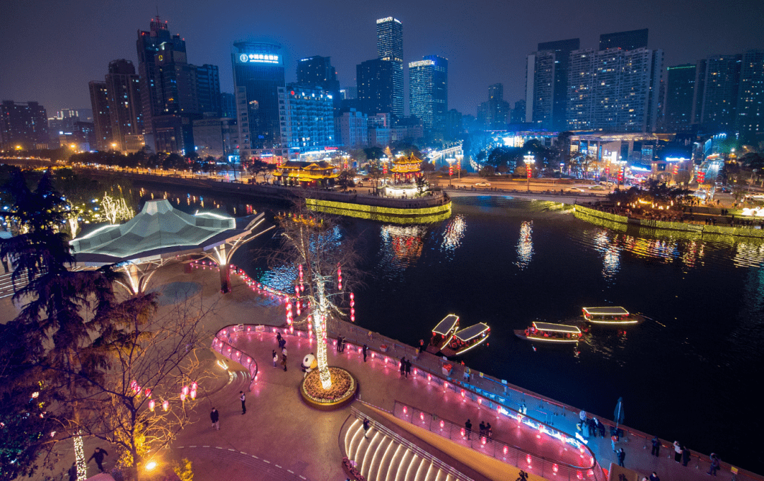 在锦江公园,邂逅一个最成都的夜晚