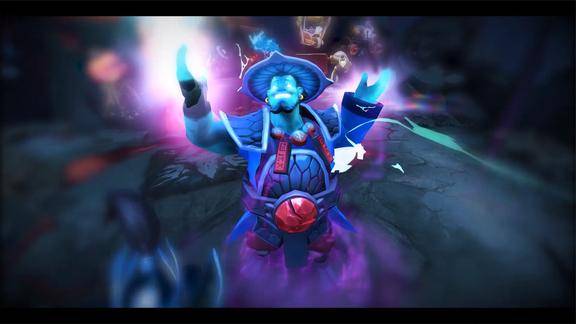 dota2蓝猫奥术飞泉水秒杀4人