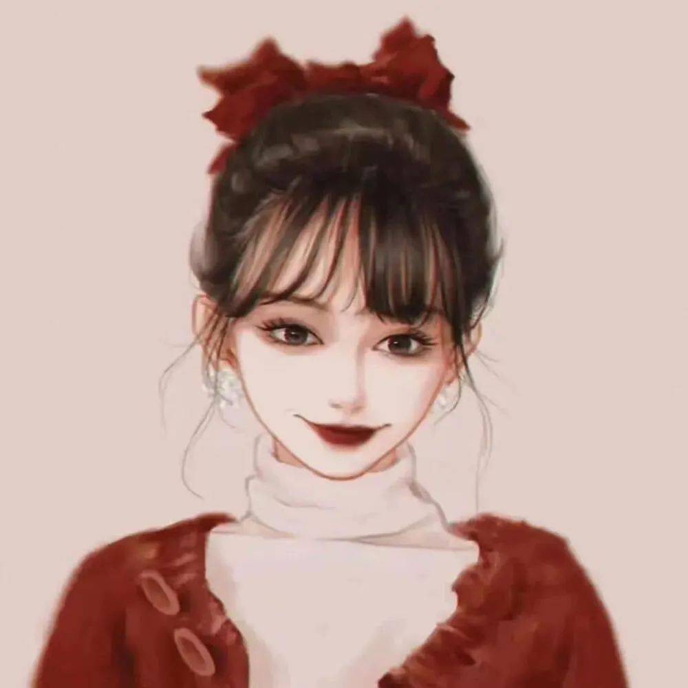 精选高清头像红色新年头像该换新年头像了