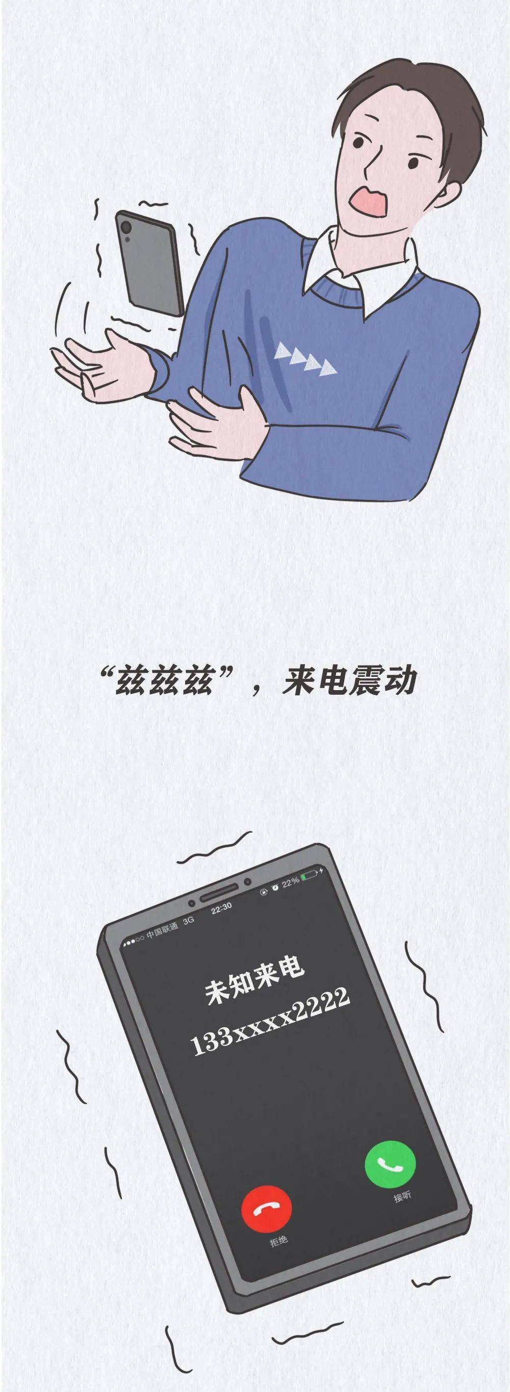 不能接电话图片