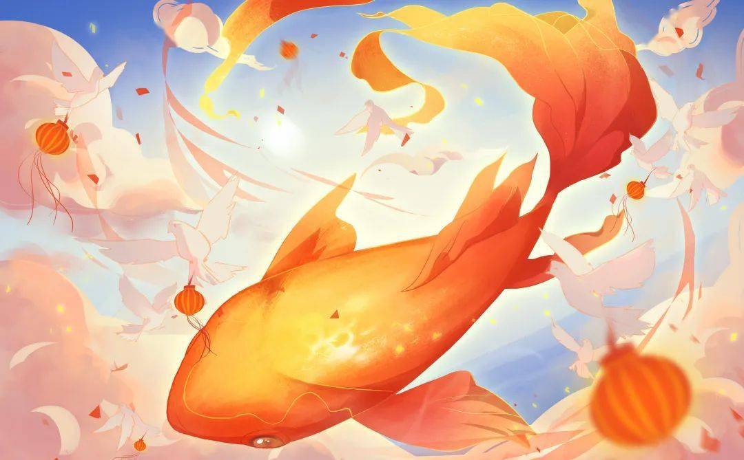 "打开评论区——"转发这个锦鲤,财神爷立马关