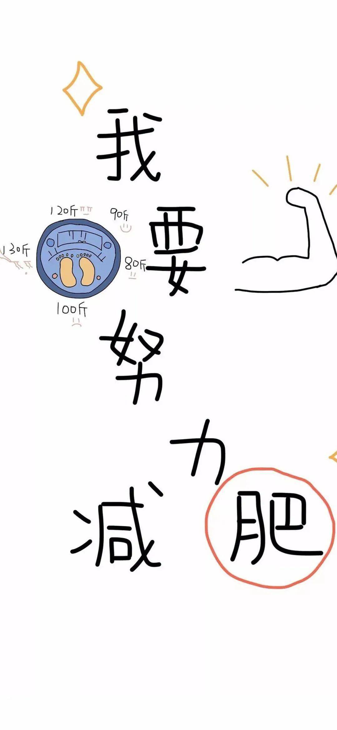 减肥壁纸 | 只有凡人才要吃东西