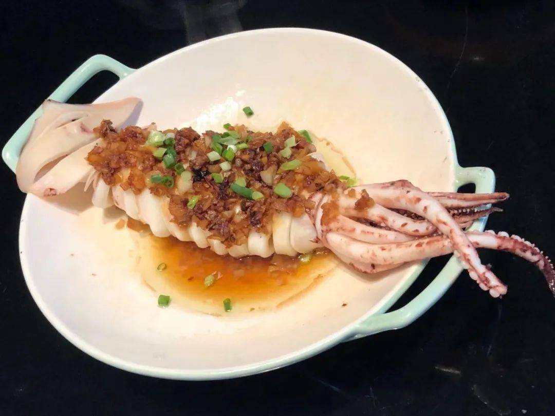 正月初六玩新菜美极蒸鱿鱼